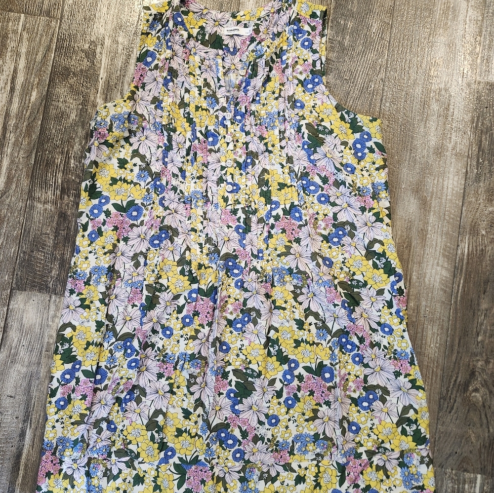 Sonoma Goods for Life Size XL Floral Sheath Tank Dress - Picture 4 of 4